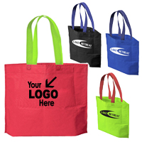 All Purpose Tote Bag w/ Bi-Color Handle Styles